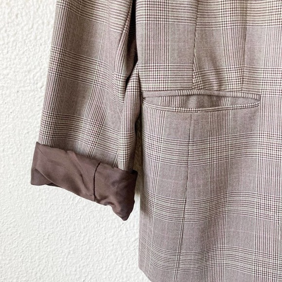 Valerie Stevens Glen Check Blazer Size 10 Petite - Picture 5 of 15